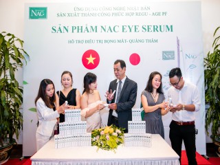 Chính thức ra mắt siêu phẩm Nac eye serum trong hỗ trợ điều trị bọng mắt, nếp nhăn và quầng thâm mắt